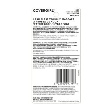 Covergirl Lash Blast Volume Waterproof Volumizing Mascara - Black Brown