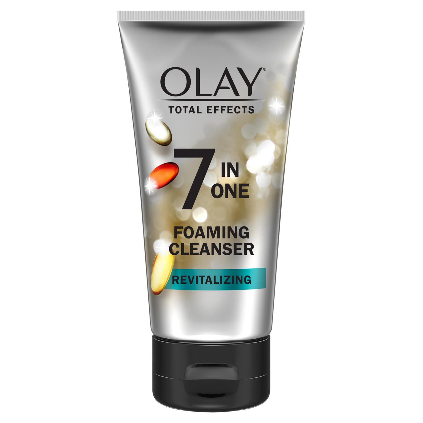 Olay Total Effects 7 In One Revitalizing Foaming Facial Cleanser; image 1 of 10