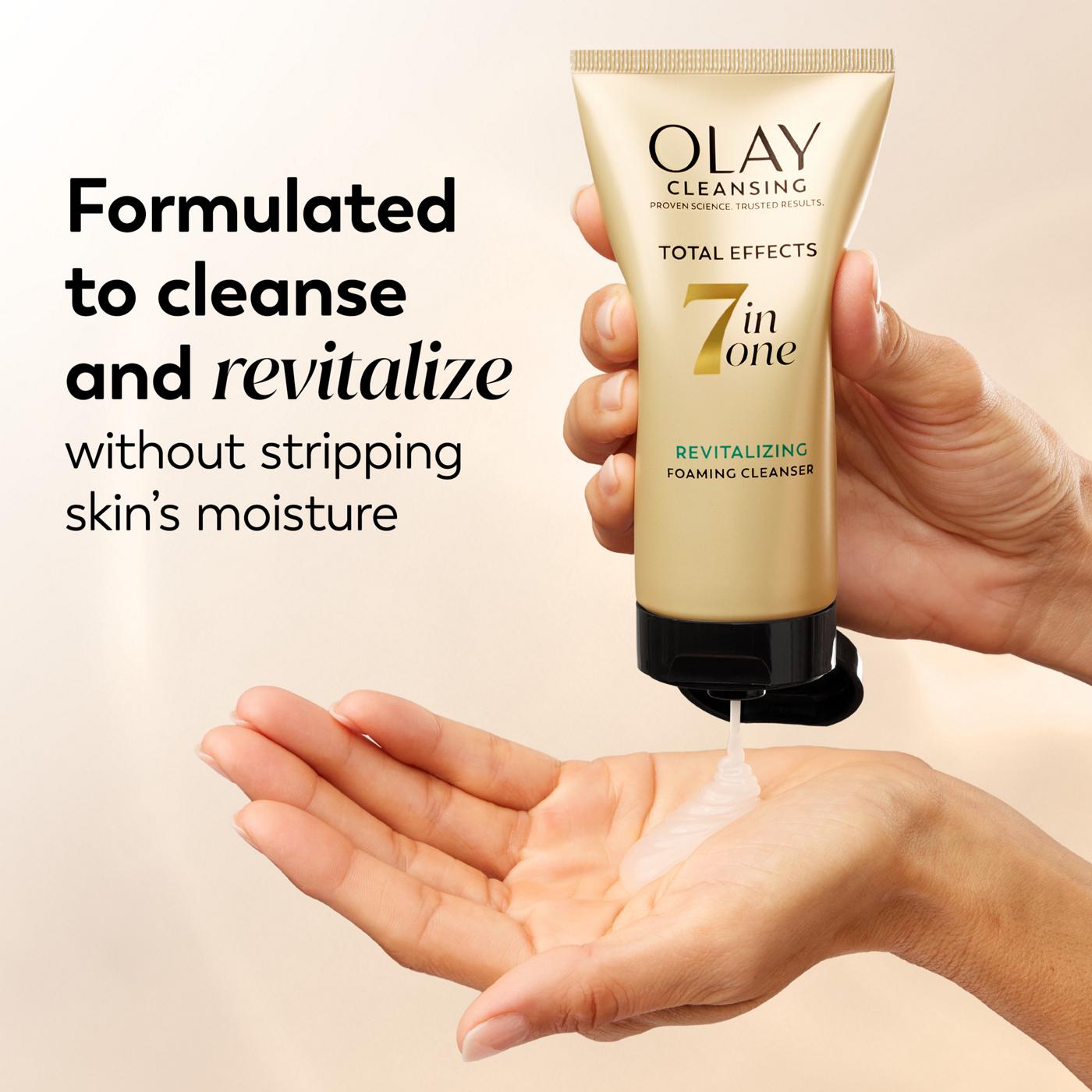 Olay Total Effects 7 In One Revitalizing Foaming Facial Cleanser; image 10 of 10