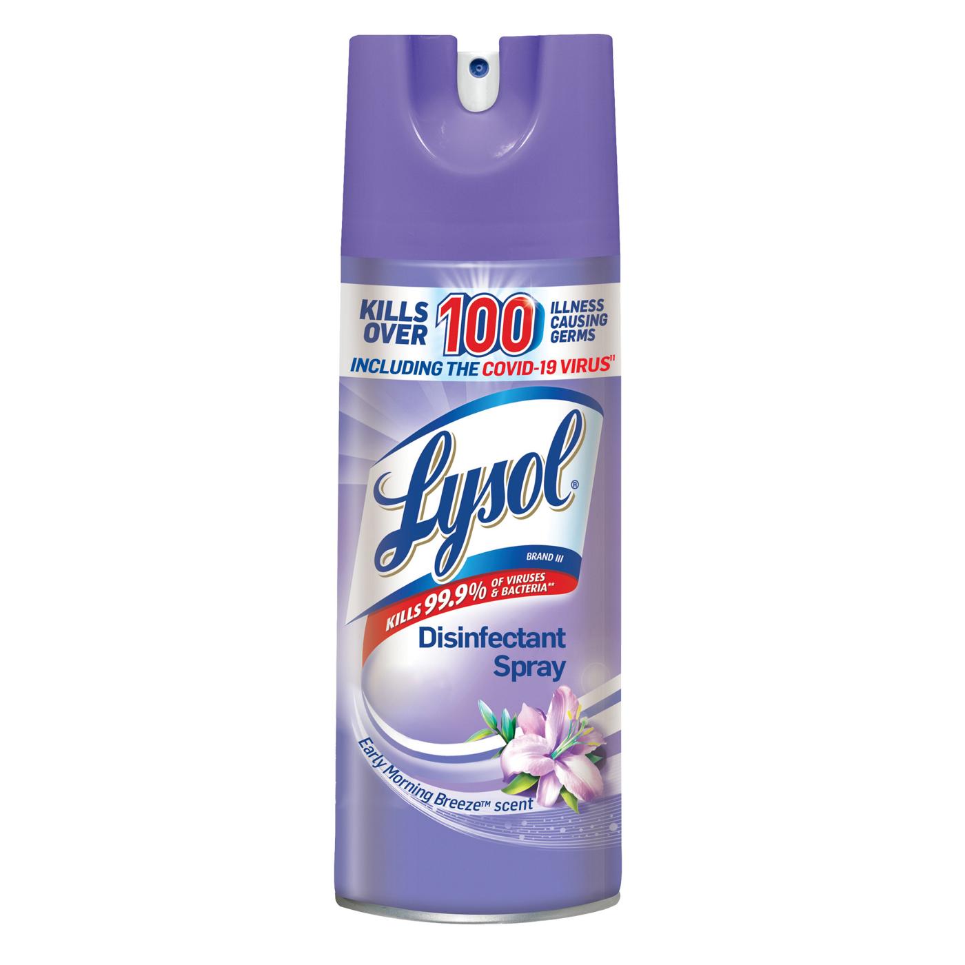Lysol Disinfectant Spray - Early Morning Breeze; image 1 of 6