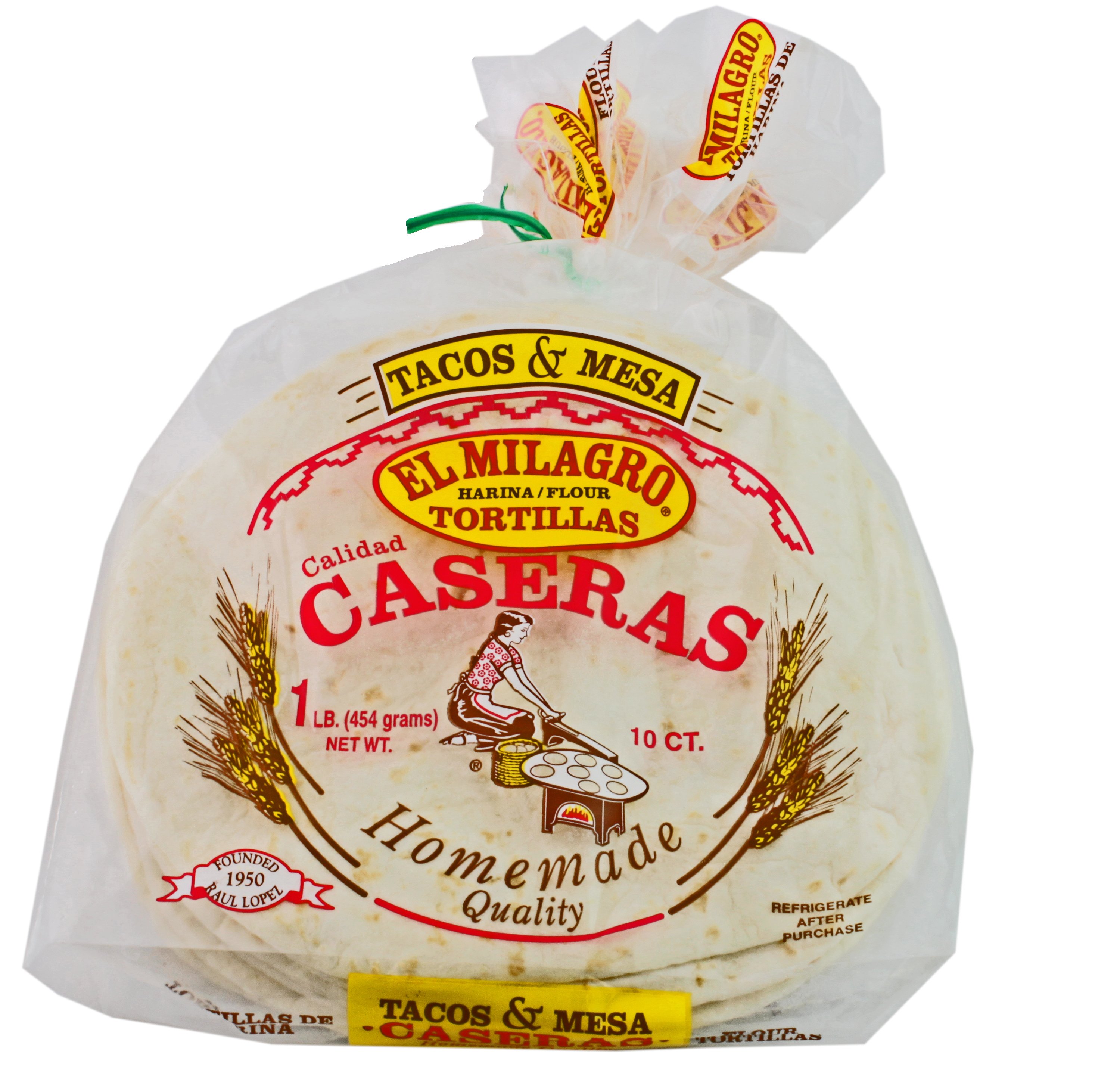 El Milagro Casera Homemade Flour Tortillas Shop Tortillas at HEB