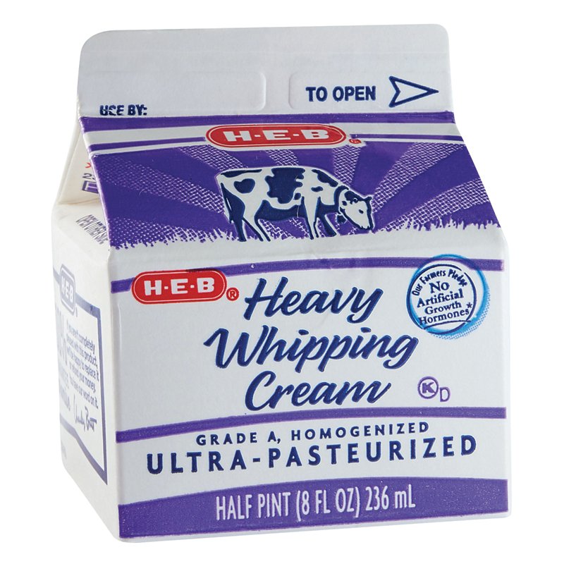 H E B Heavy Whipping Cream Shop Cream At H E B
