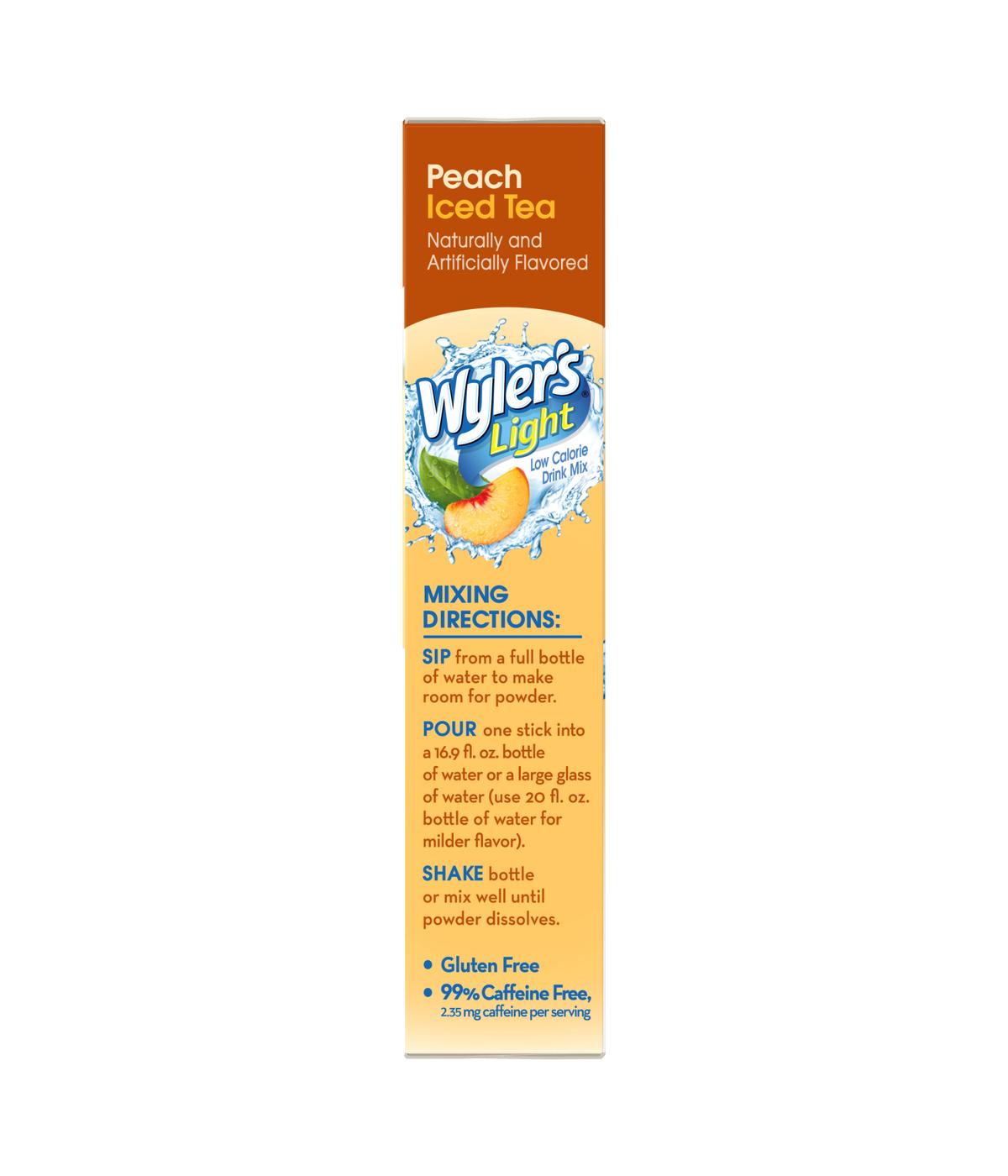 Wyler's Light Singles-To-Go Sugar Free Drink Mix – Peach Iced Tea; image 3 of 3