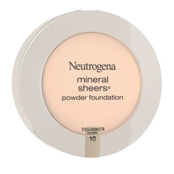 Neutrogena Mineral Sheers Powder Foundation - Classic Ivory 10