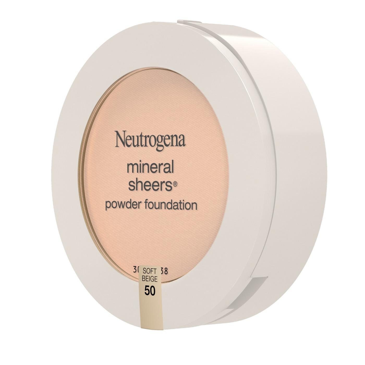 Neutrogena Mineral Sheers Compact Powder Foundation 50 Soft Beige; image 5 of 6