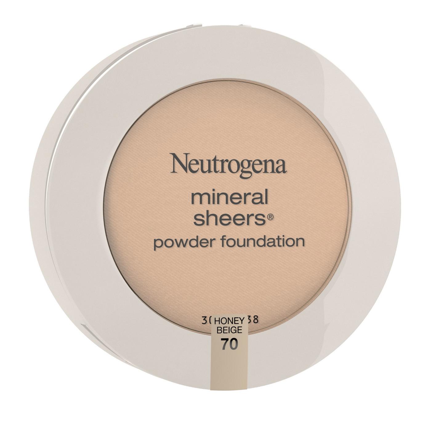 Neutrogena Mineral Sheers 70 Honey Beige Compact Powder Foundation; image 3 of 6