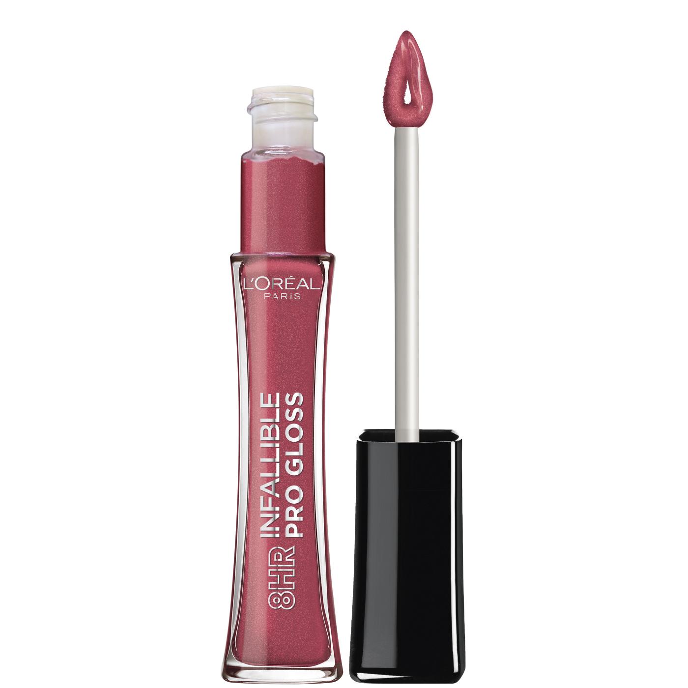 L'Oréal Paris Infallible 8 Hour Pro Lip Gloss, hydrating finish Sangria; image 1 of 2