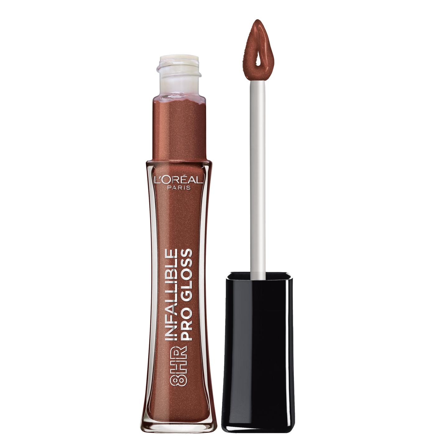 L'Oréal Paris Infallible 8 Hour Pro Lip Gloss, hydrating finish Truffle; image 1 of 2
