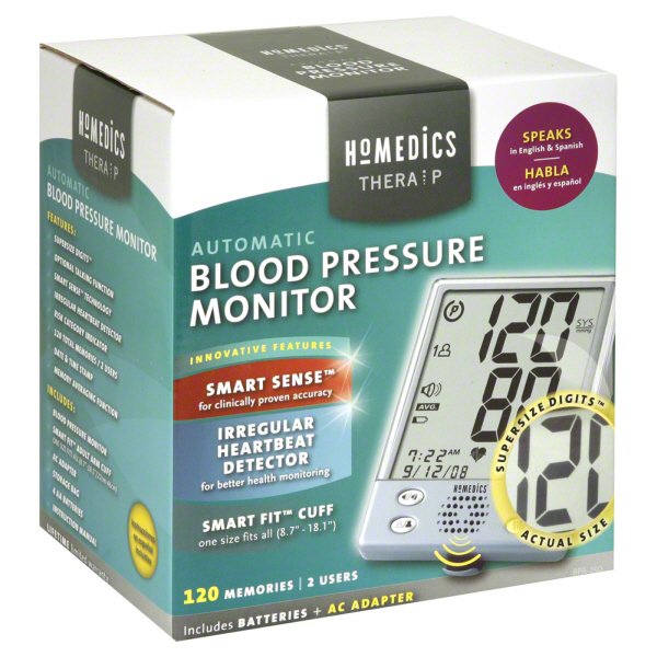 Automatic Arm Blood Pressure Monitor with Smart Measure Technology -  Homedics