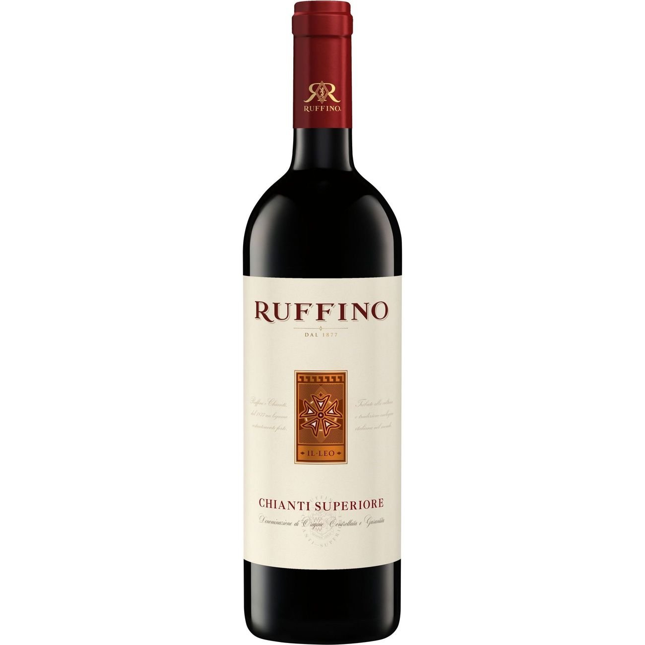 Ruffino Il Leo Chianti Superiore DOCG Sangiovese Red Blend, Italian Red Wine 750 mL Bottle