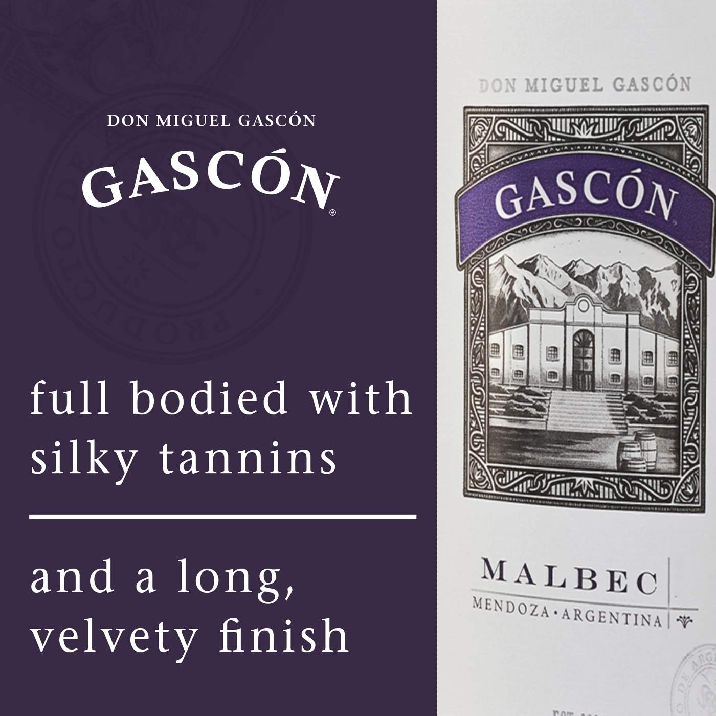 Don Miguel Gascon Argentina Malbec Red Wine; image 3 of 6