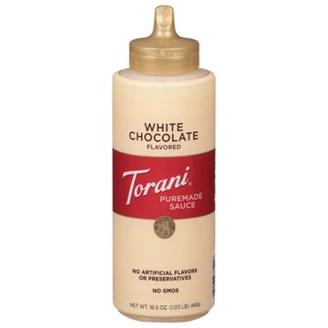 Torani White Chocolate Sauce, 16.5 oz