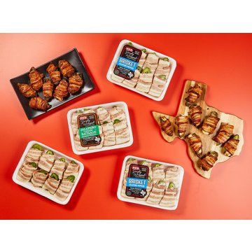 H-E-B Simply Wrapped Jalapeño Cheese Sausage Jalapeño Poppers, Avg. 1.25 lbs