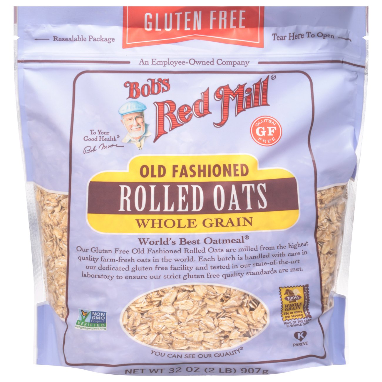 Bobs red mill organic rolled oats old fashioned 32 ounce Bob S Red Mill Gluten Free Old Fashioned Rolled Oats Shop Oatmeal Hot Cereal At H E B