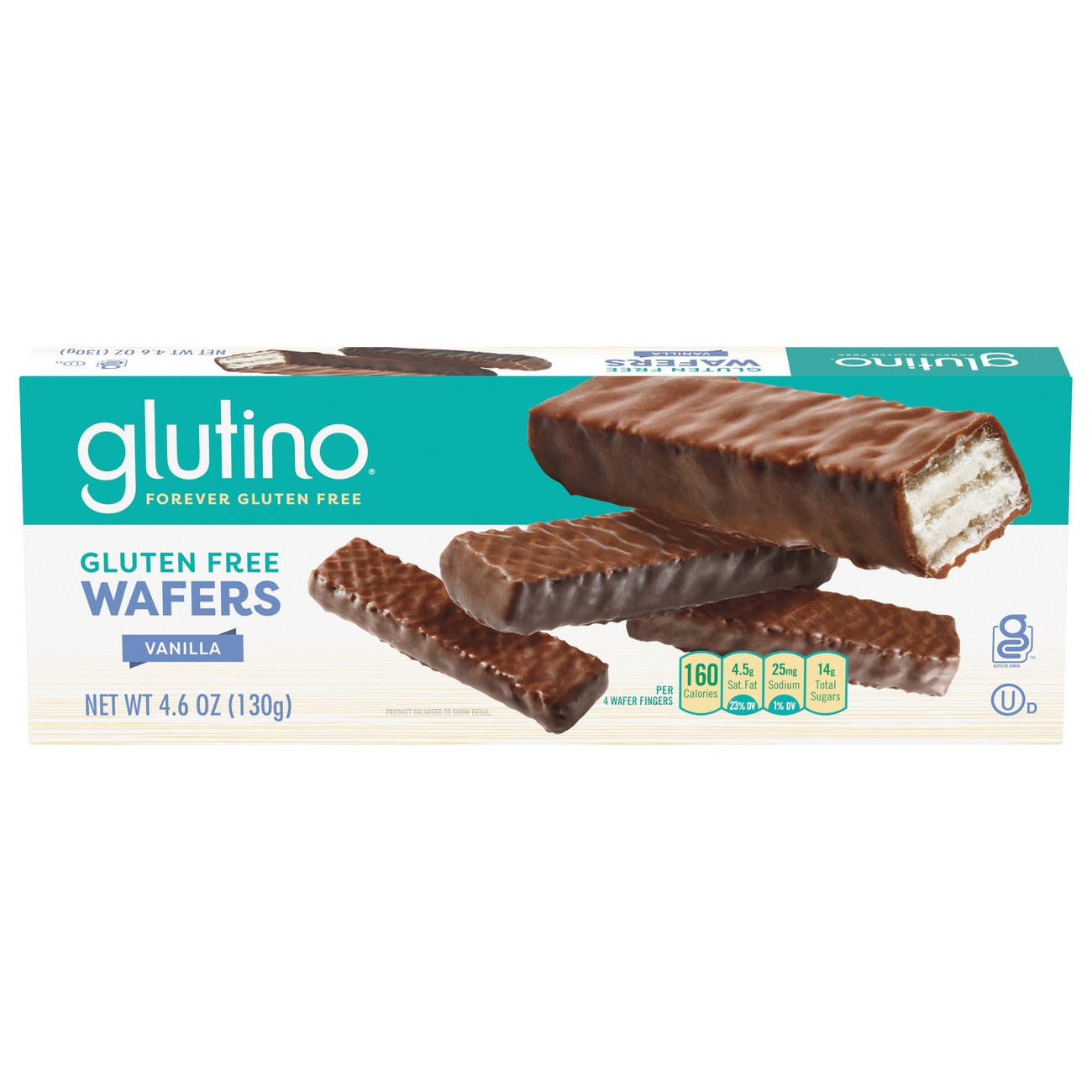 Glutino Gluten Free Milk Chocolate Coated Wafers Shop Cookies at HEB