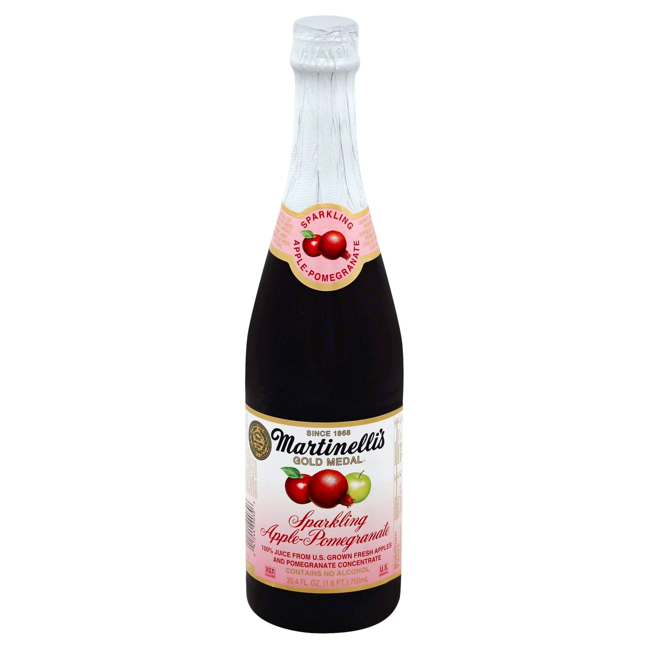 Martinellis Gold Medal Apple Pomegranate Sparkling 100 Juice Shop