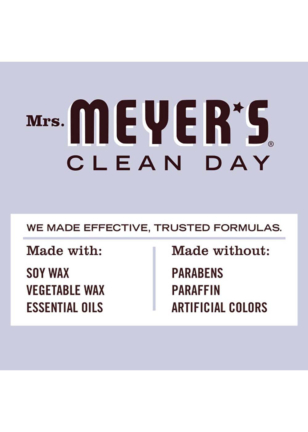 Mrs. Meyer's Clean Day Lavender Soy Candle; image 2 of 6