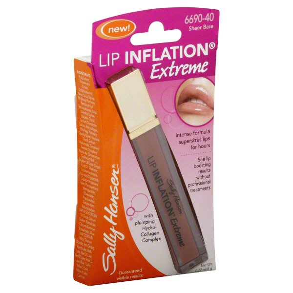 sally hansen vitamin c lip plumper Sally Hansen Lip Inflation Extreme Sheer Bare 40