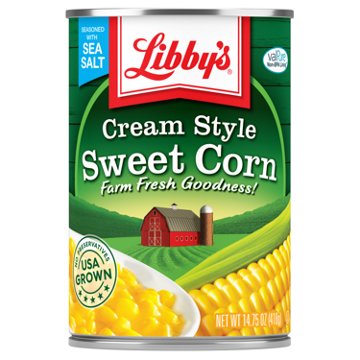 Libby's Cream Style Sweet Corn, 14.75 oz