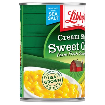 Libby's Cream Style Sweet Corn, 14.75 oz