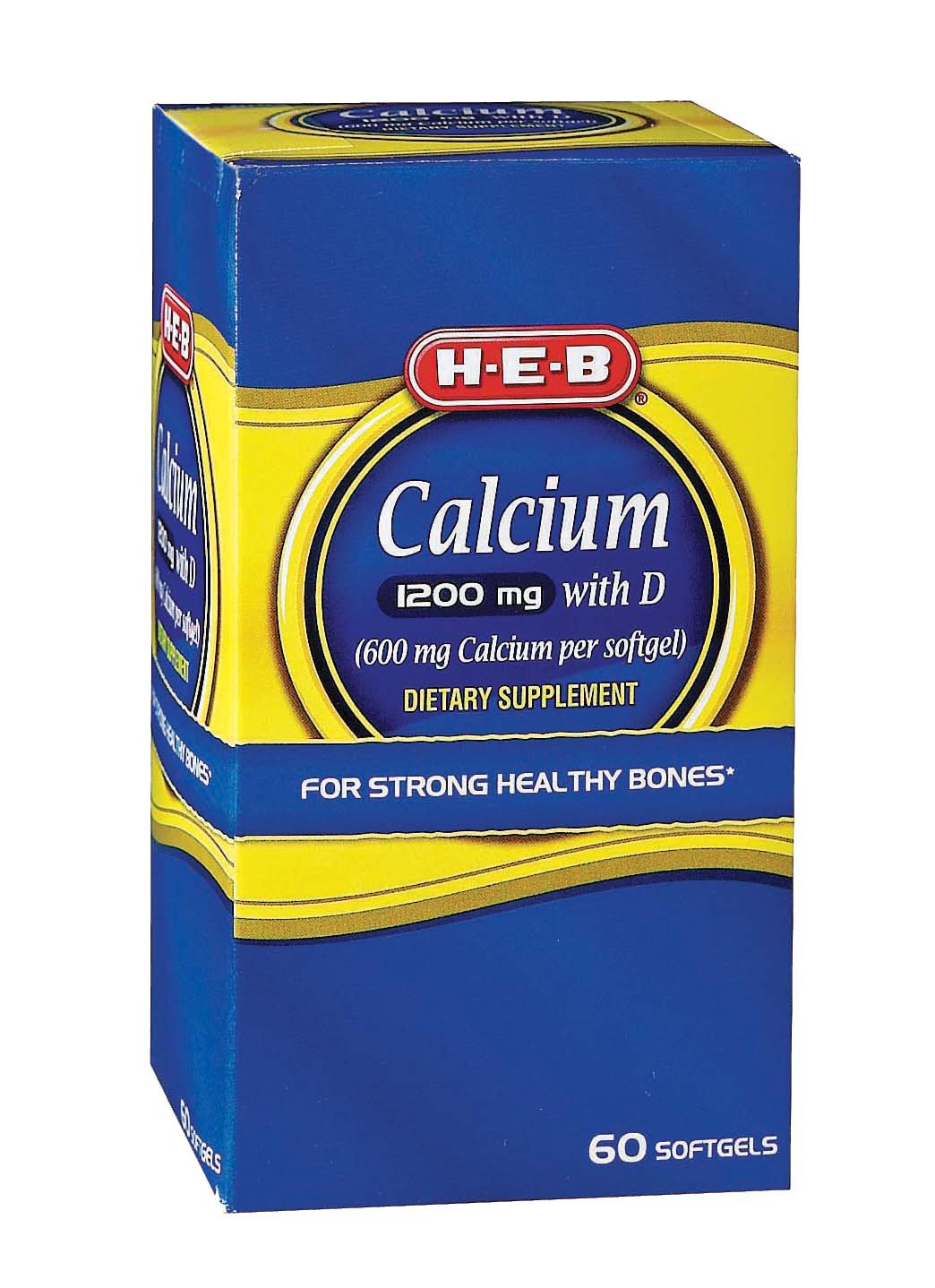 H-E-B Calcium 1200mg Plus Vitamin D 400IU - Shop Minerals at H-E-B