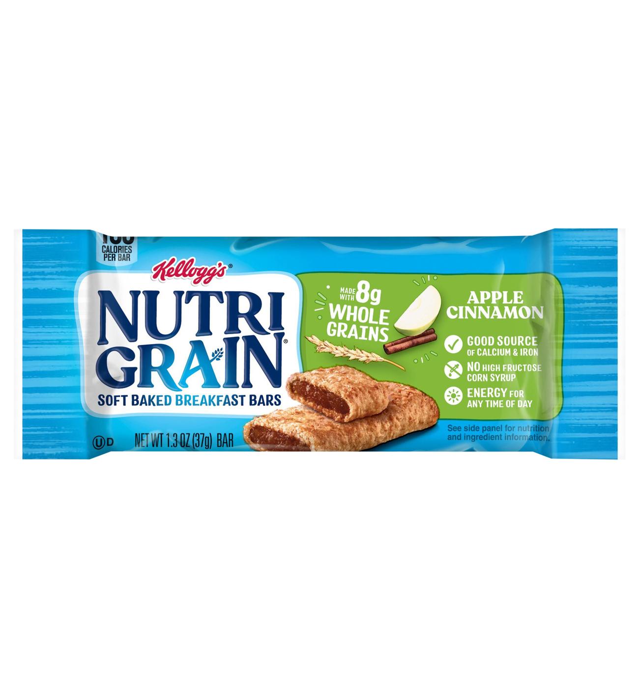 Kellogg's Nutri-Grain Soft Baked Breakfast Bar Apple Cinnamon; image 1 of 7