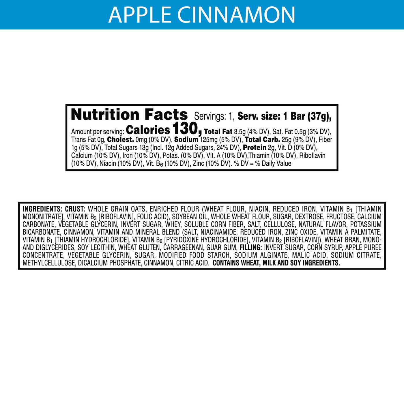 Kellogg's Nutri-Grain Soft Baked Breakfast Bar Apple Cinnamon; image 7 of 7