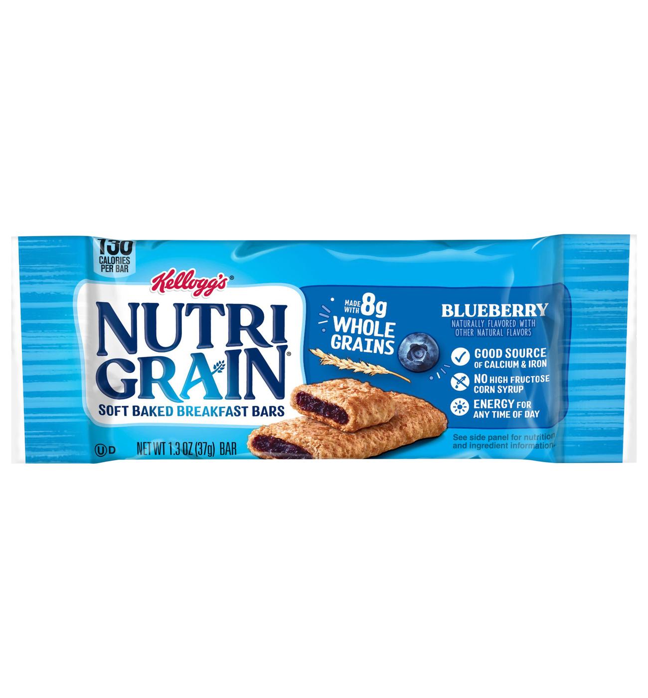 Kellogg's Nutri-Grain Soft Baked Breakfast Bar Blueberry; image 1 of 6