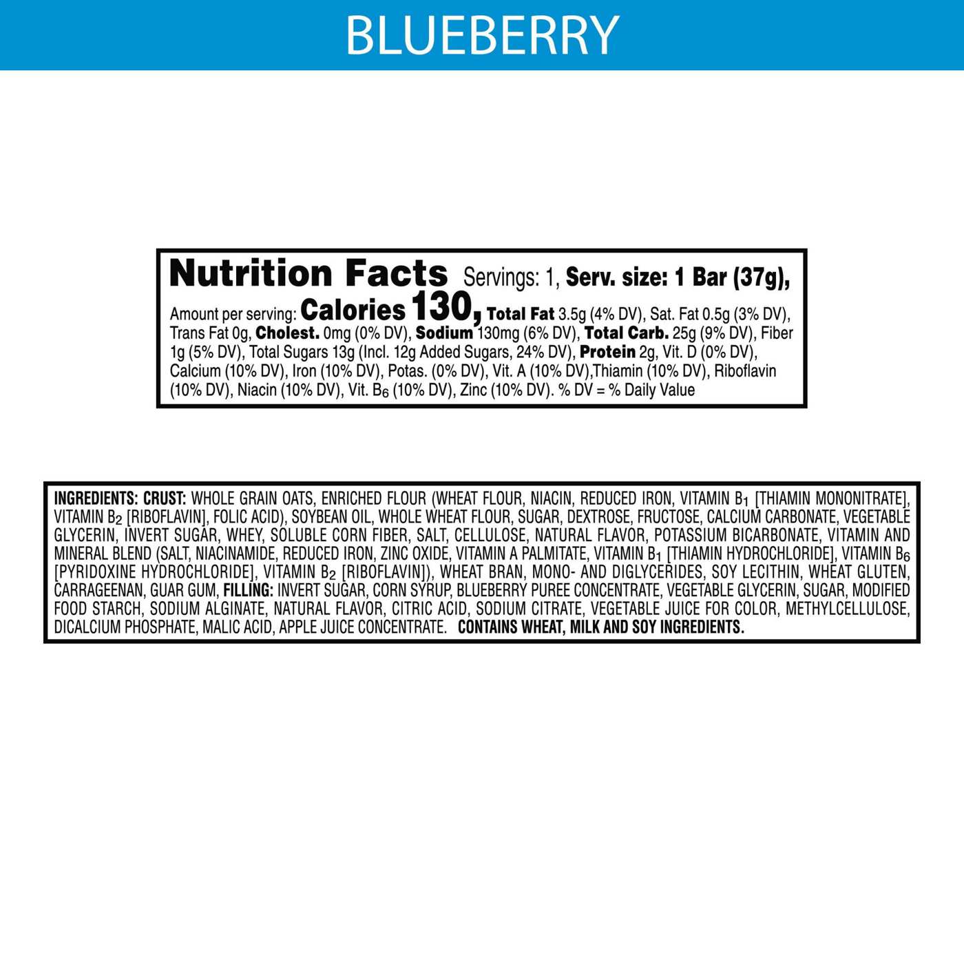 Kellogg's Nutri-Grain Soft Baked Breakfast Bar Blueberry; image 6 of 6