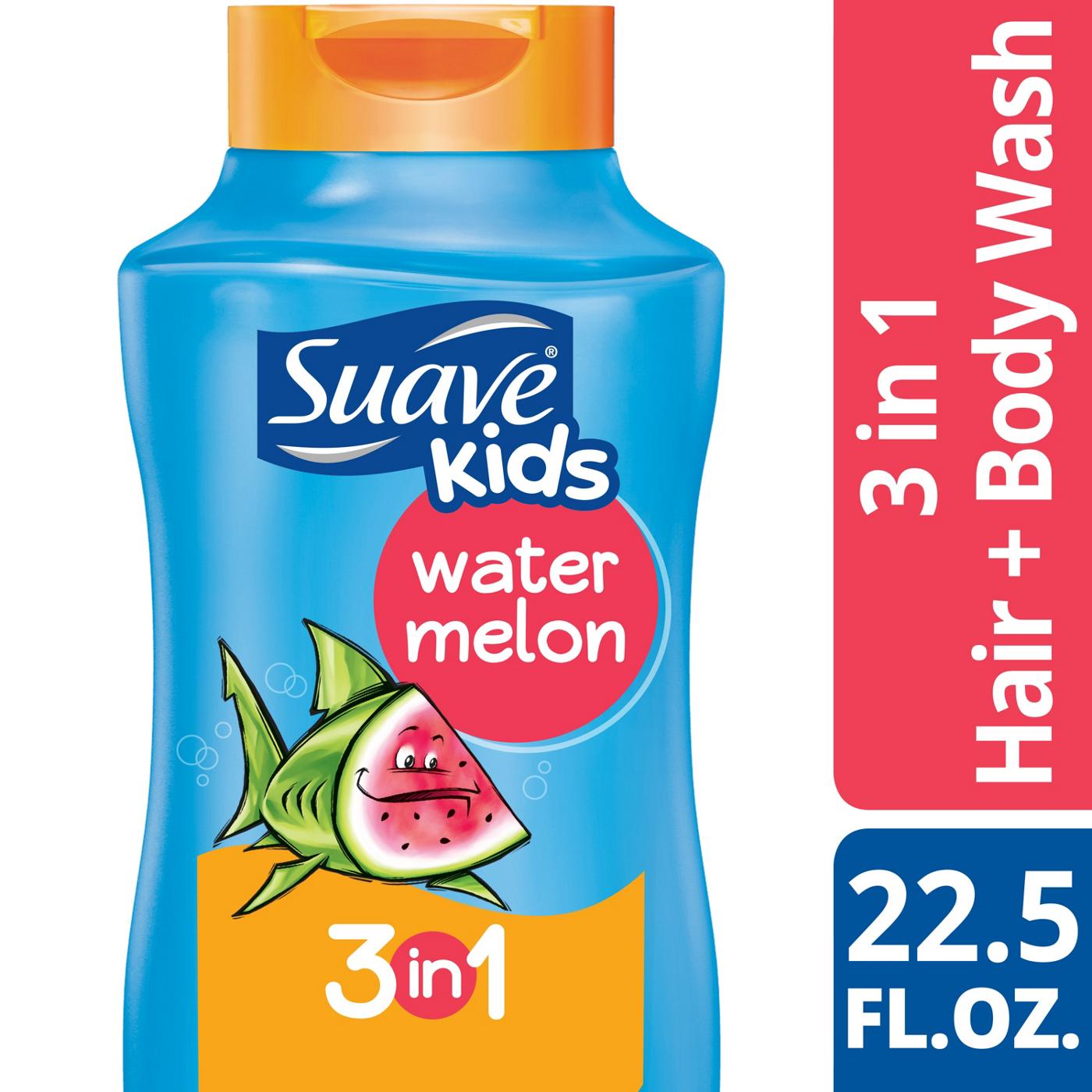 Suave Kids Watermelon 3 in 1 Shampoo Conditioner Body Wash; image 3 of 3