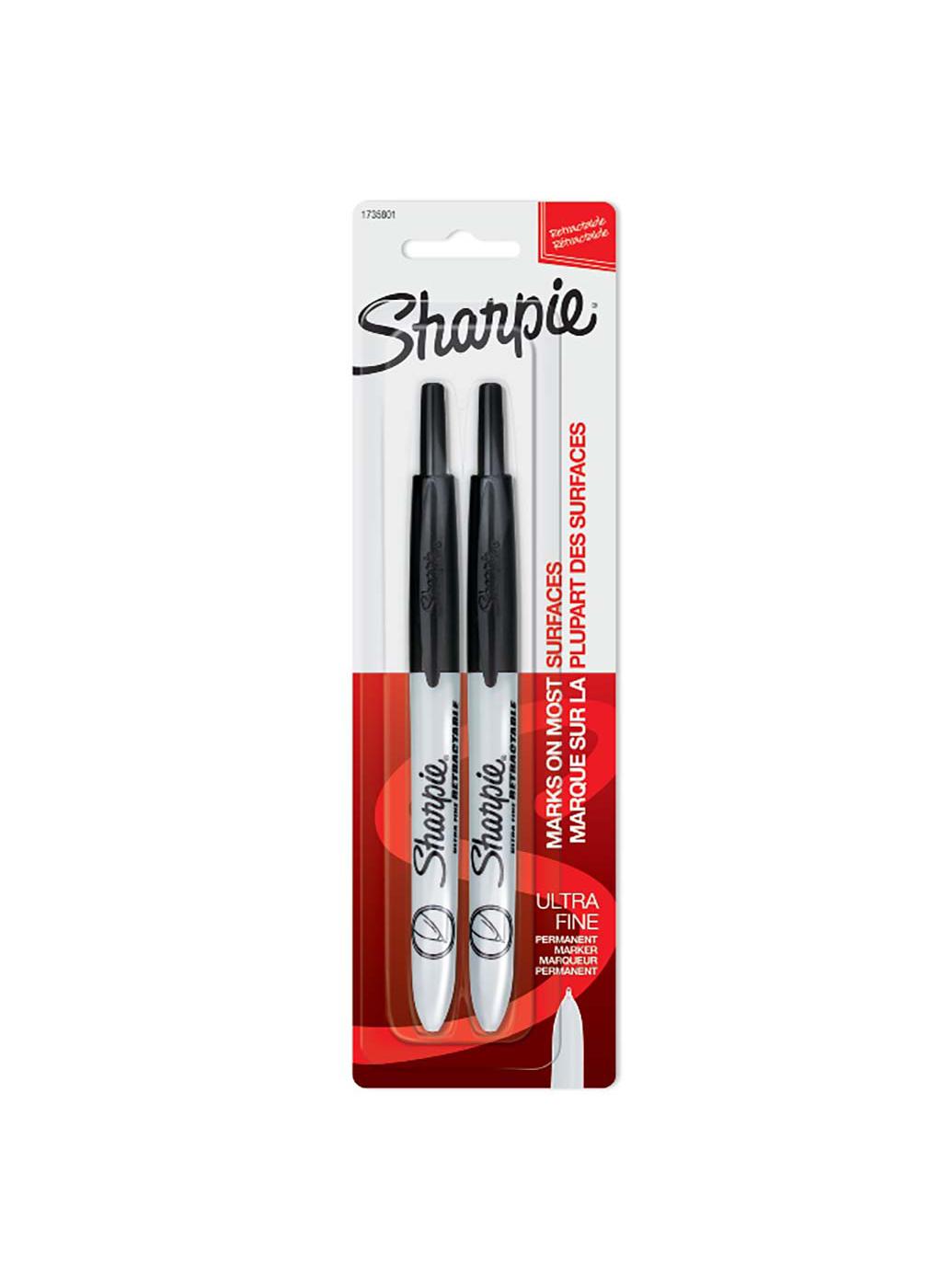 Sharpie Retractable Black Ultra Fine Tip Permanent Markers; image 1 of 2