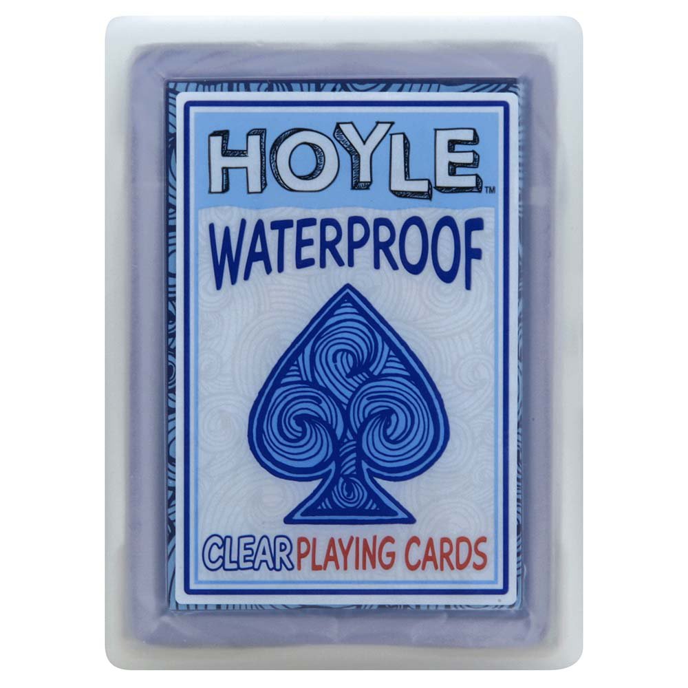 Hoyle Waterproof Clear Playing Cards