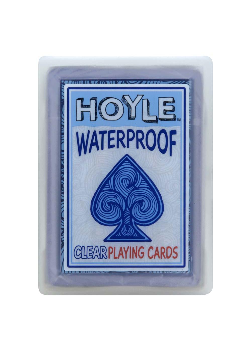Hoyle Waterproof Clear Playing Cards; image 1 of 2