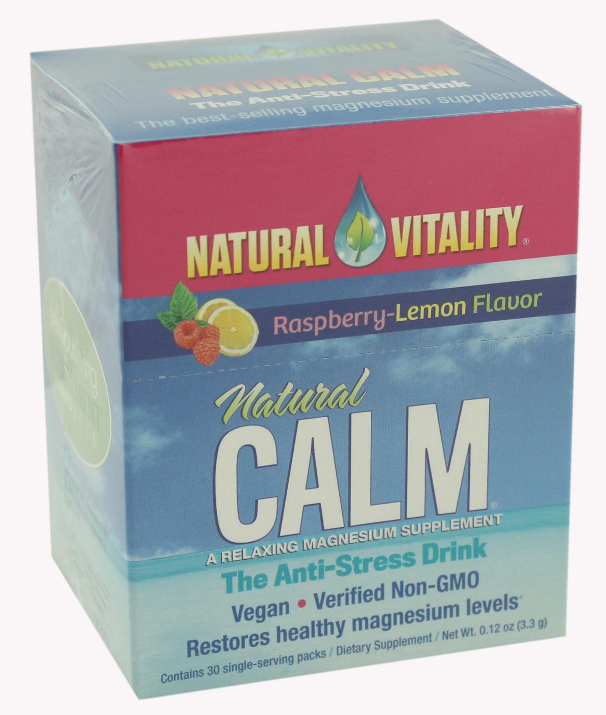 Natural Vitality Natural Calm Raspberry Lemon; image 1 of 2