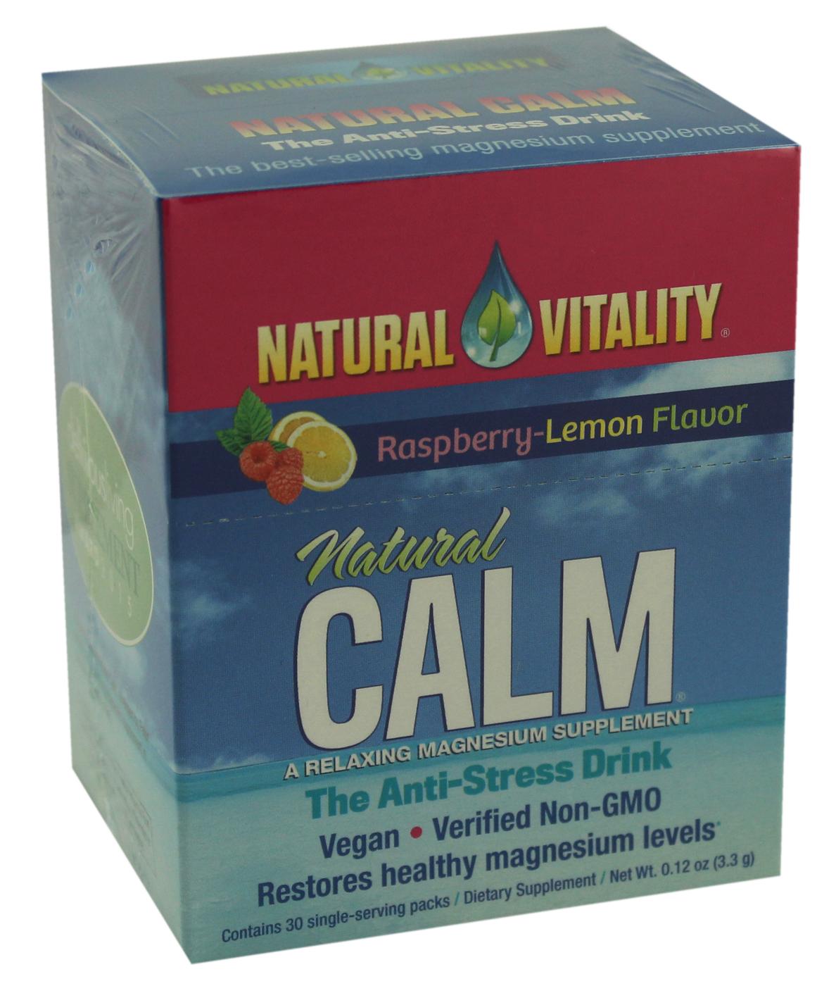 Natural Vitality Natural Calm Raspberry Lemon; image 2 of 2