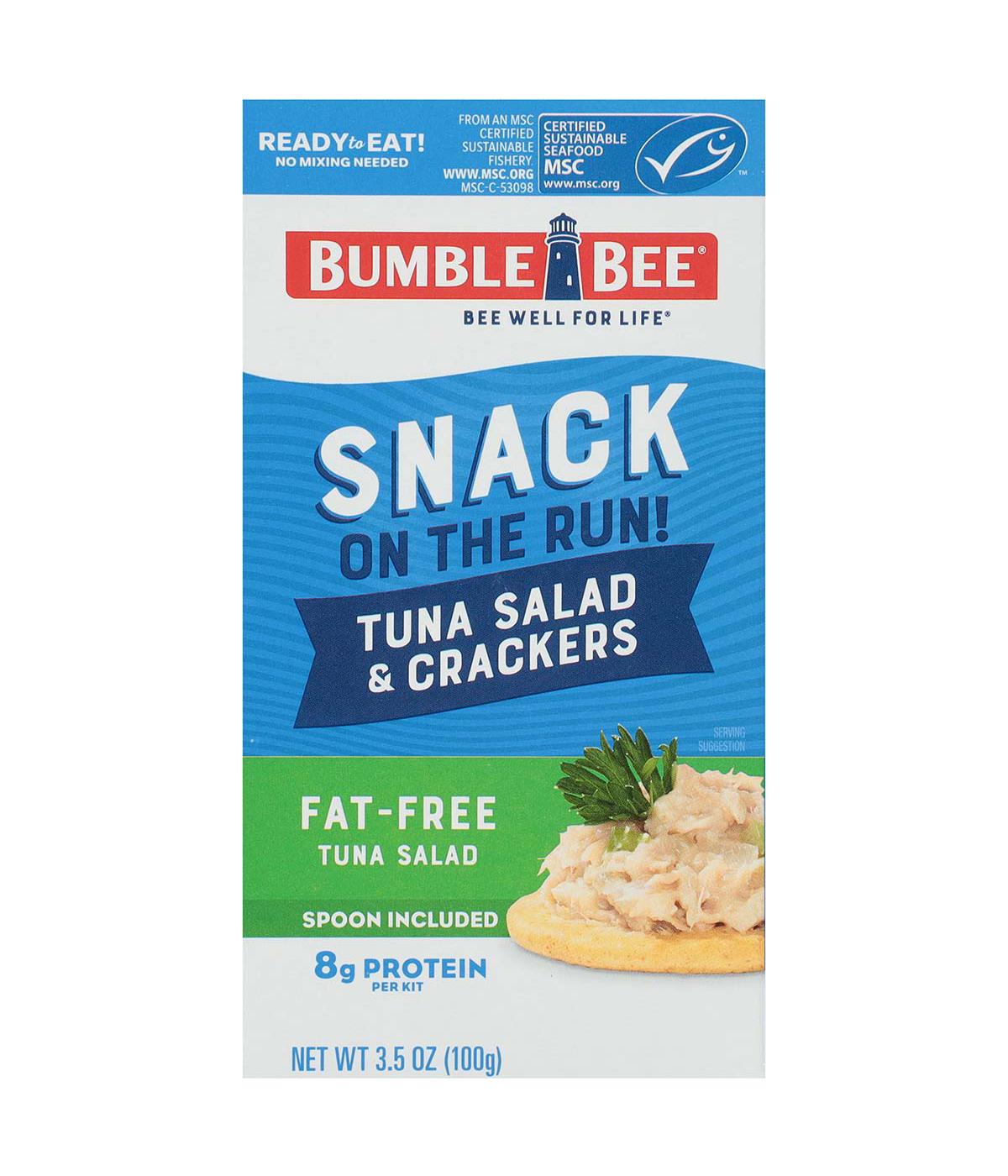 Bumble Bee Snack on the Run Fat Free Tuna Salad Kit with Wheat Crackers; image 1 of 6