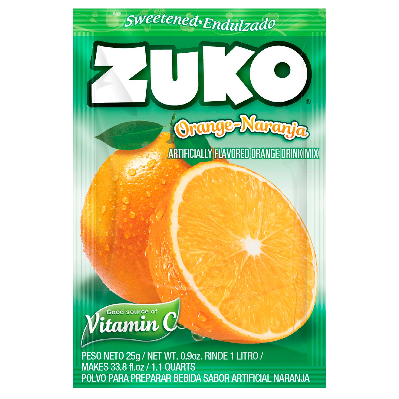 Zuko Orange Instant Powder Drink Mix Shop Mixes & Flavor Enhancers at