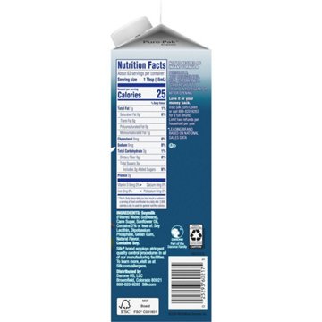 Silk Dairy Free Soy Milk Liquid Coffee Creamer - Vanilla , 32 oz