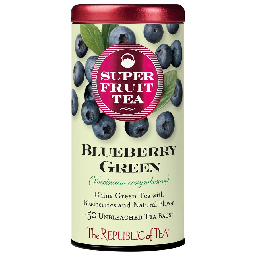 The Republic of Tea Blueberry Green Tea Bags Shop Tea at HEB