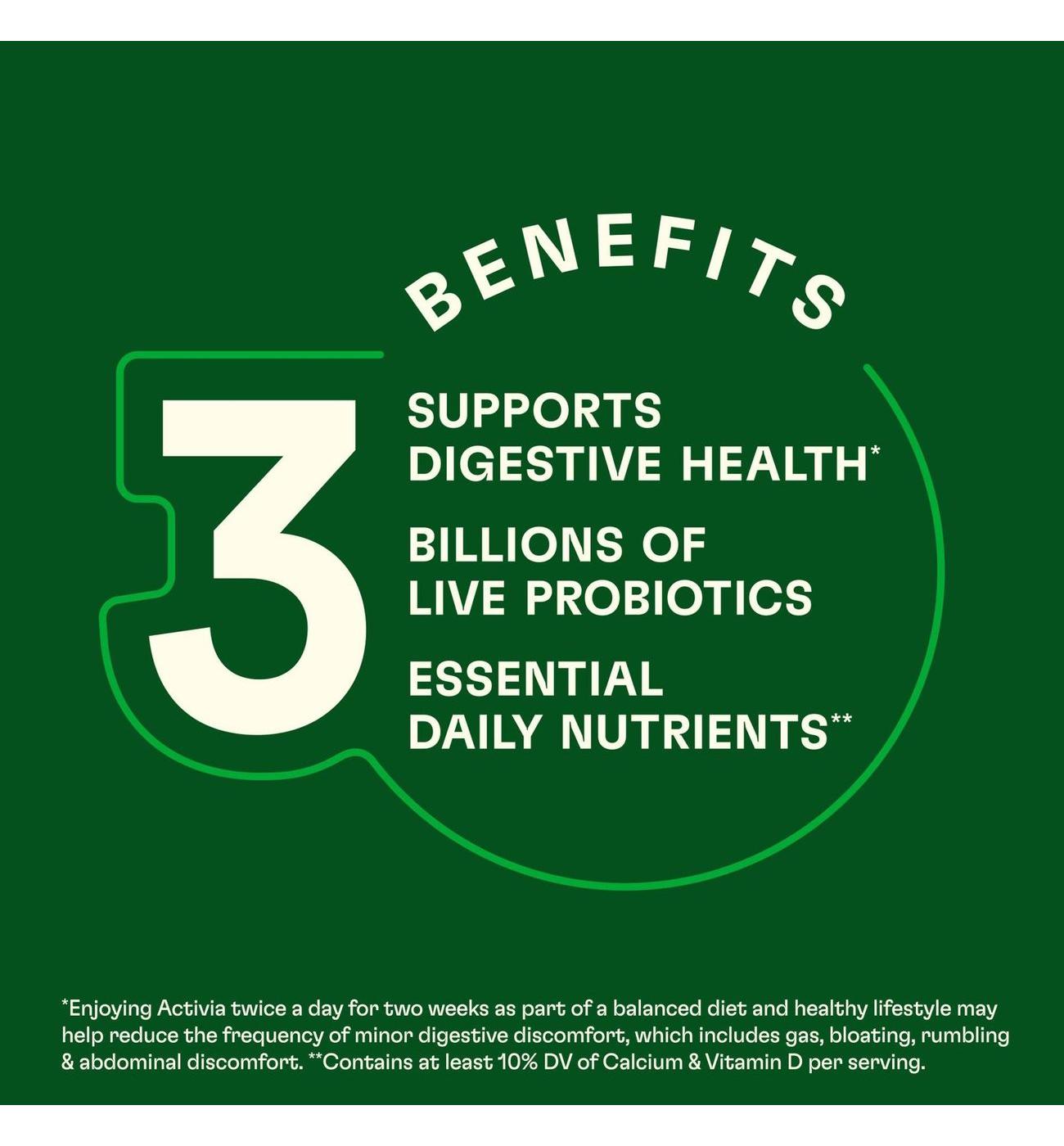 Activia Low Fat Probiotic Peach & Strawberry Yogurt ; image 5 of 10