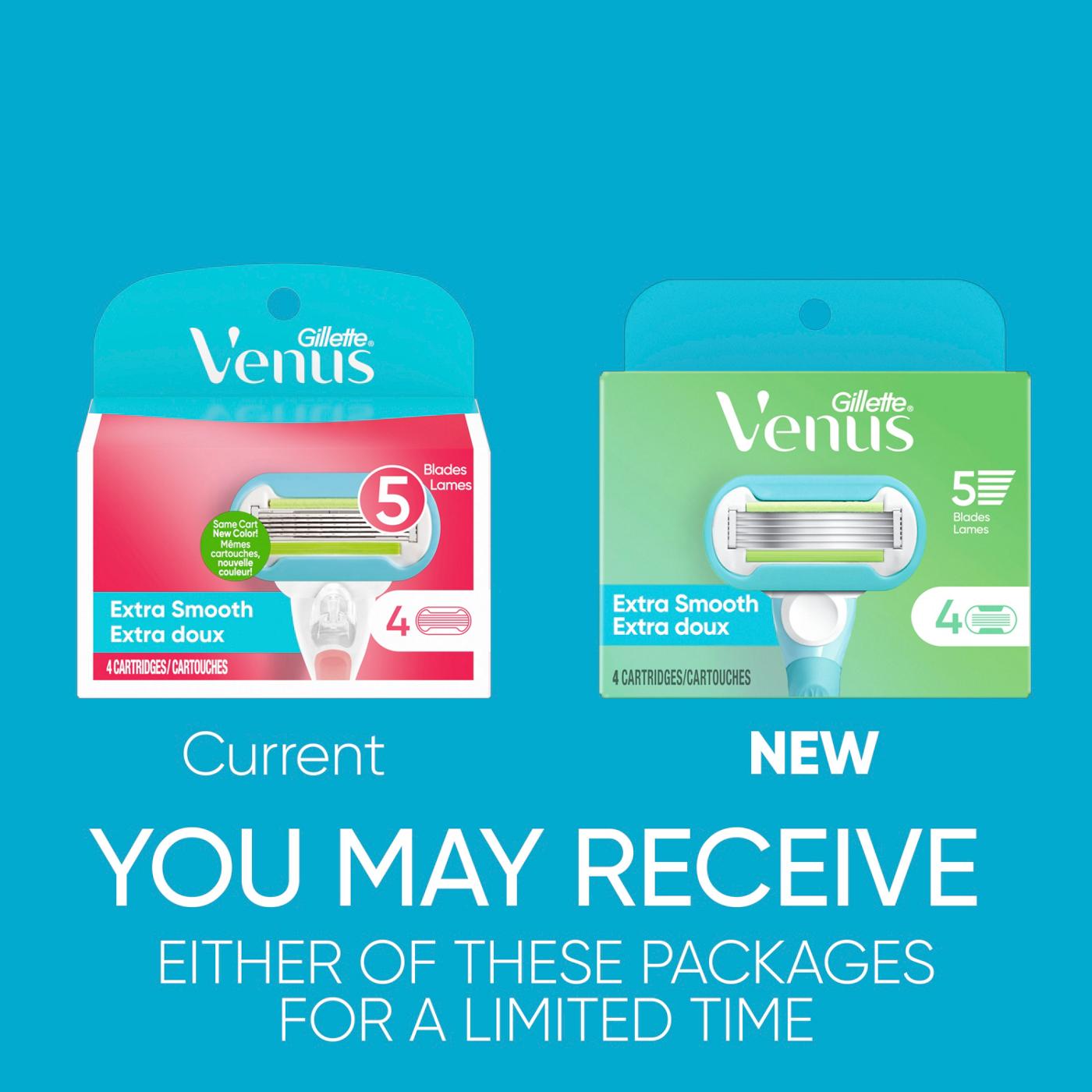 Gillette Venus Extra Smooth Women's Razor Blade Refills; image 5 of 10
