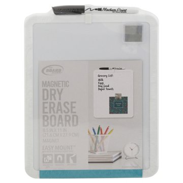 The Board Dudes Magnetic Dry Erase Board, 8.5" x 11"
