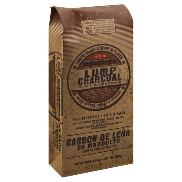 HEB Lump Mesquite Charcoal Shop Charcoal, Wood & Fuel at HEB