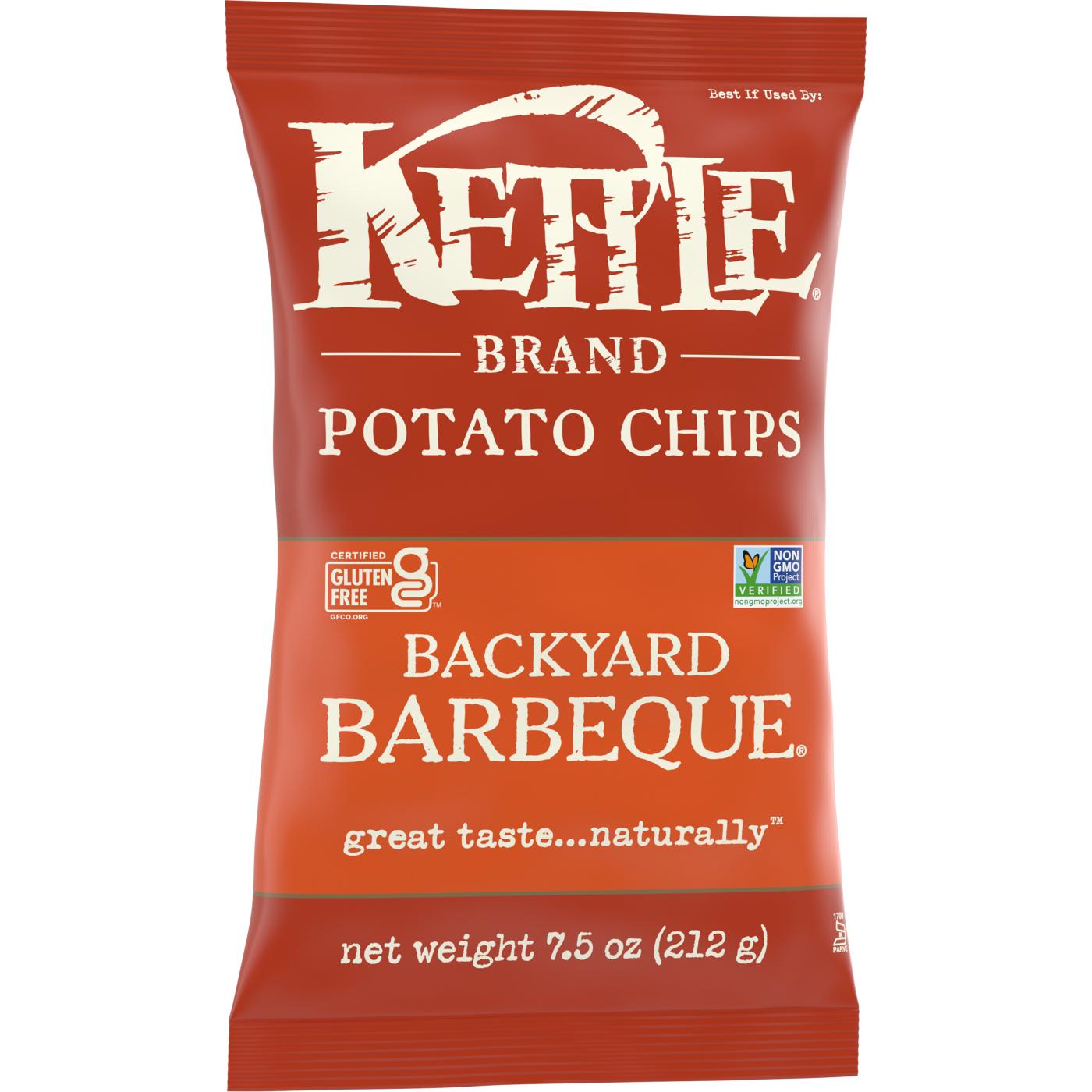 Kettle Brand Barbeque Kettle Potato Chips; image 6 of 15