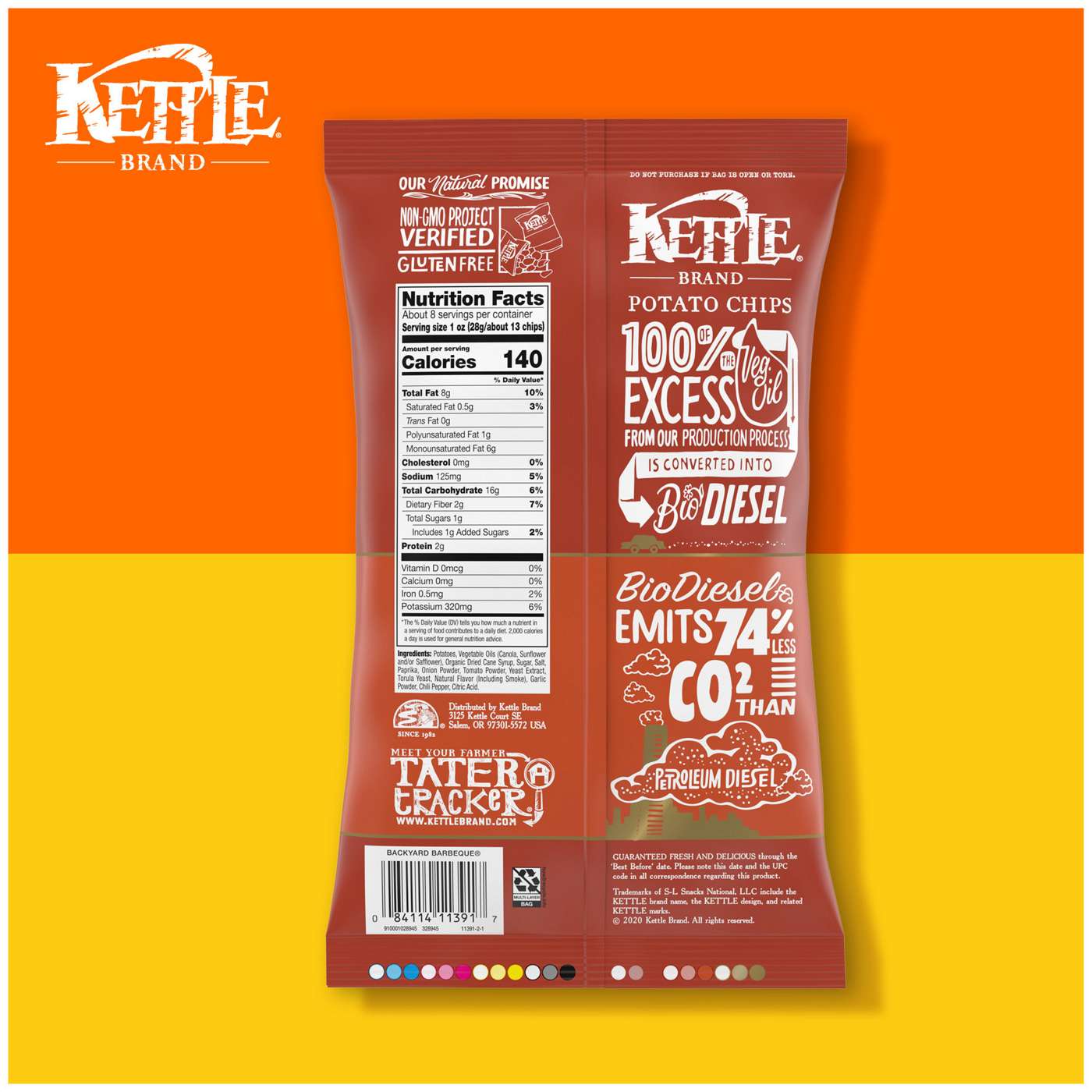 Kettle Brand Barbeque Kettle Potato Chips; image 11 of 15