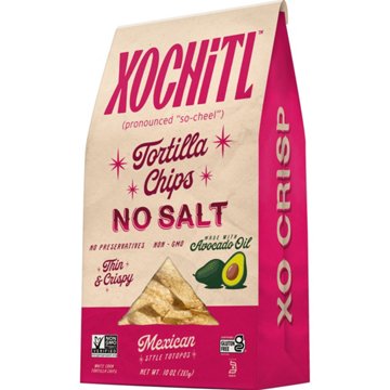 Xochitl Mexican-Style No Salt Corn Tortilla Chips, 10 oz