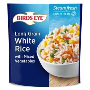 Birds Eye Steamfresh Long Grain White Rice with Mixed Vegetables