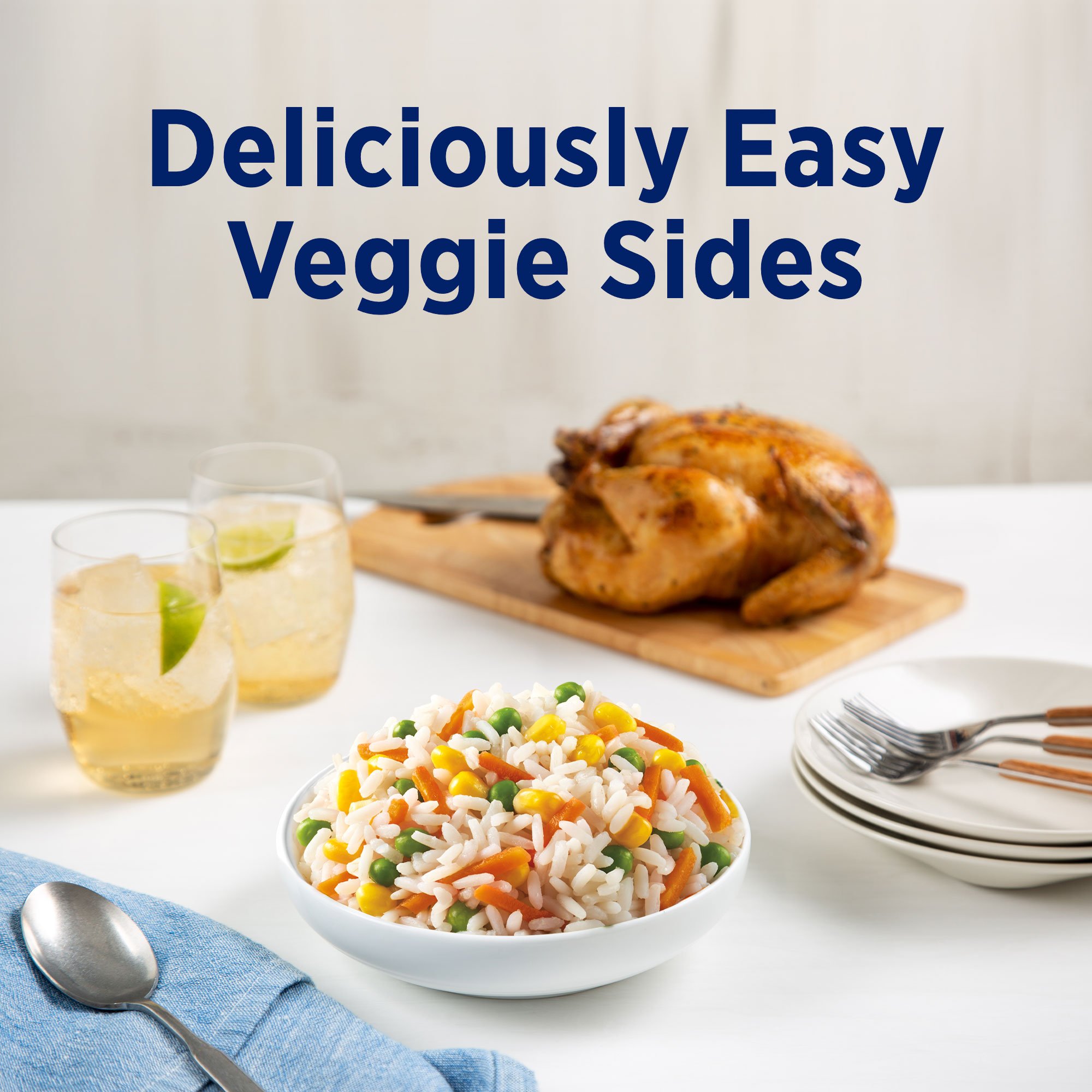 Birds Eye Frozen Steamfresh Long Grain White Rice & Mixed Vegetables ...