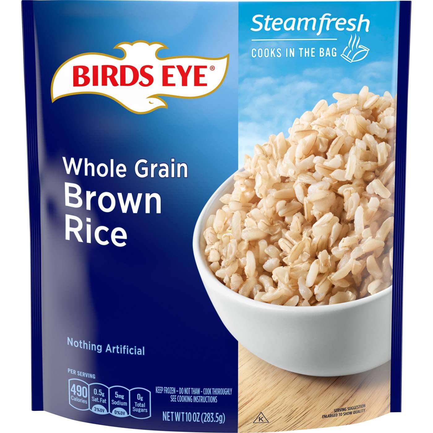 Birds Eye Frozen Steamfresh Whole Grain Brown Rice; image 1 of 6