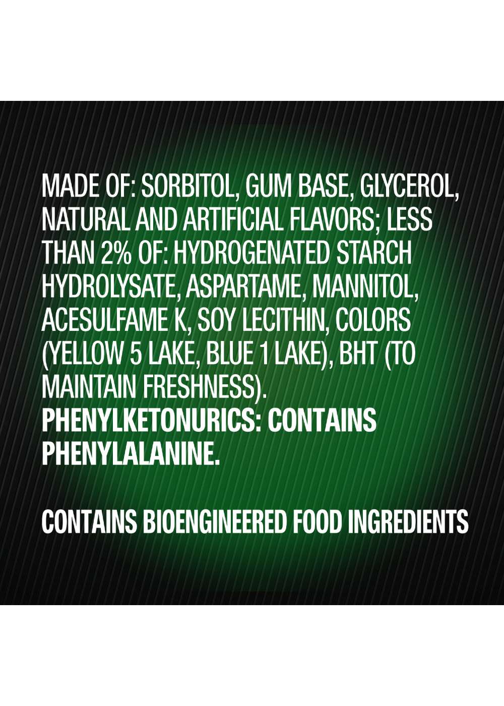 5 Spearmint Rain Sugar Free Chewing Gum; image 5 of 10